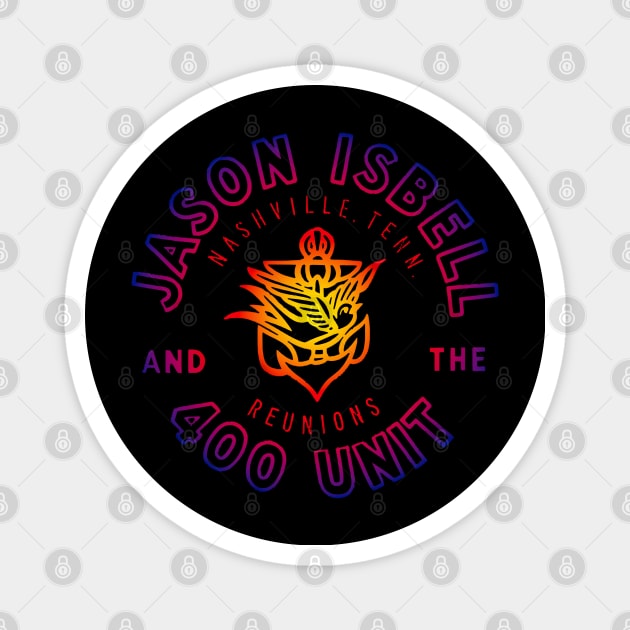 Jason Isbell COLORFUL Magnet by Dansu_creative